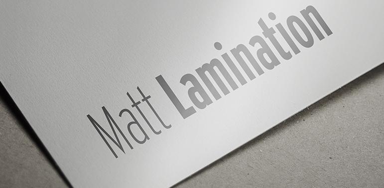 printed notepads matt lamination